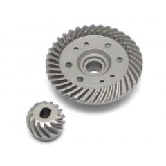 Rear Steel Heavy Duty Helical Spiral Differential Ring & Pinion Gear (37T/13T)