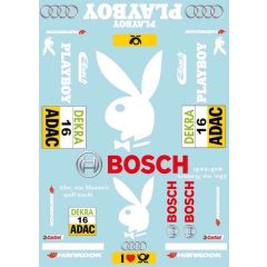 Playboy DTM stickervel - A4