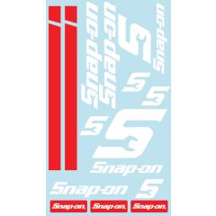 Snap-on stickervel - A4