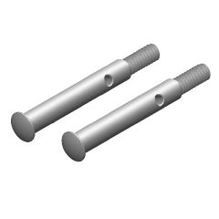 Team Corally Wheel Axle - Front - Steel - 2pcs (C-00250-036)