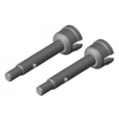 Team Corally - Wheel Shaft - Rear -  Steel (2pcs)