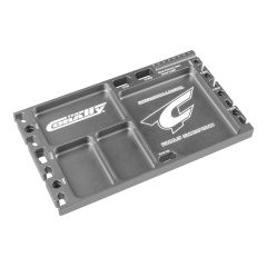 Team Corally Multi-purpose Ultra Tray - CNC Machined aluminium - Titanium Color