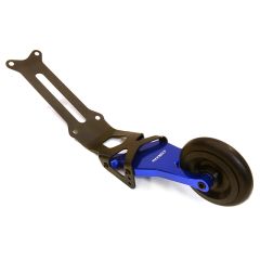 Integy Billet Machined Wheelie Bar Kit, Blue - Traxxas X-Maxx