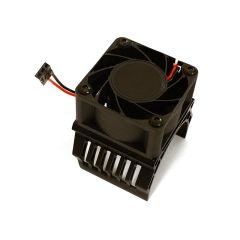 Integy 42mm Motor Heatsink+40x40mm Cooling Fan 17k rpm - 1/8 Traxxas & Arrma