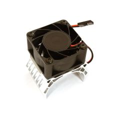 Integy 42mm Motor Heatsink+40x40mm Cooling Fan 17k rpm - 1/8 Traxxas & Arrma