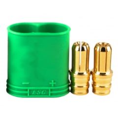 Connector CC. 6.5 - Gold Plated - Man - 4pcs
