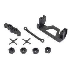 Cen Racing Wheel hex & Servo mount (cross pin, rear lower mount) (CEN-C16405)