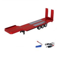 Huina RC Haulage Flatbed Trailer voor CY1501 - Rood