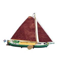 Billing Boats Friese Tjalk "Skutsje" houten scheepsmodel 1:36