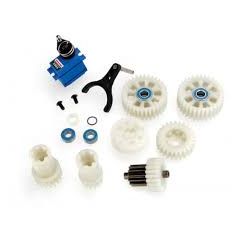 Two speed conversion kit (E-Revo) (includes wide and close ratio first gear sets, sub-micro servo, and linkage) (requires 3 channel transmitter)