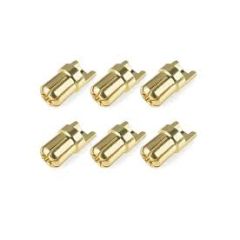 Team Corally Bullit Connector 6.5mm Male - 6 stuks