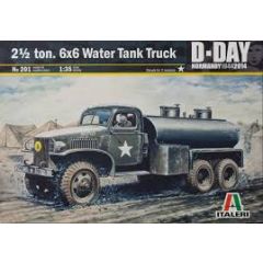 Italeri 1/35 2 1/2 Ton 6x6 Water Tank Truck (D-Day)