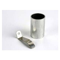 Exhaust tube, retainer strap (metal) (n. hawk/buggy/street)