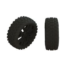 Arrma Dboots 2HO Tire Set Glued Gun Metal (2) (ARA550088)