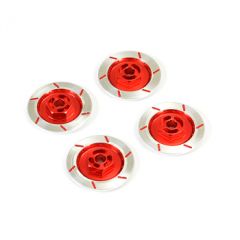 Fastrax Aluminium Disc Brake Hex (4pcs) - Red