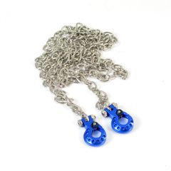 Fastrax Metal Hook & Steel Chain Set Blue