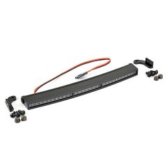 Fastrax Moulded curved roof 32 led light bar w/ mount 145mm