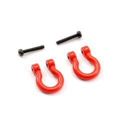 Fastrax Aluminum Towing Hook for RC Crawler (2) Red