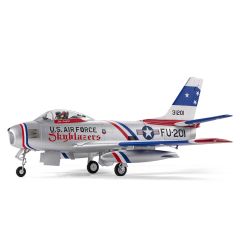 FMS F-86 Skyblazer 80mm electro vliegtuig PNP - Blauw