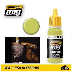 MIG Acrylic FS 33481 Zinc Chromate Yellow 17ml