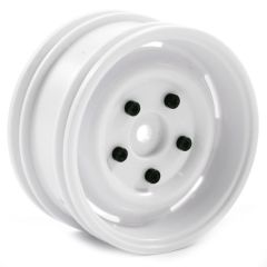 FTX - Steel Look Lug Wheel (2) - White (FTX8171W)