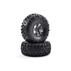 Ftx Outlaw Pre-Mounted Wheels & Tyres -Black (FTX8335B)