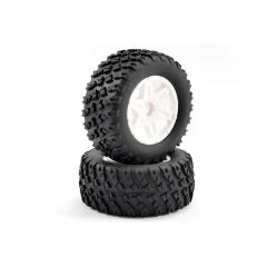 FTX - Comet Desert Buggy Front Mounted Tyre & Wheel White (FTX9066W)