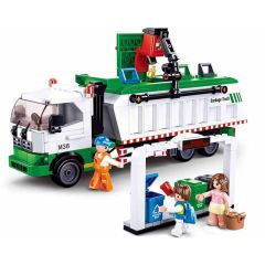 Sluban Garbage Truck bouwstenen set (M38-B0780)