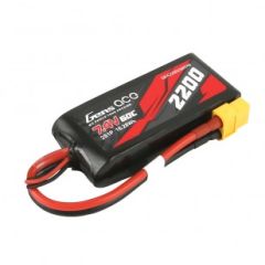 GensAce Lipo 60c 7,4V 2200mah met XT60 Stekker