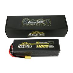 GensAce Bashing Car Lipo 100c 14,8 volt 11000mah met EC5 Stekker