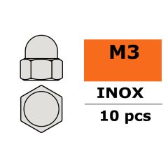 Dopmoer, M3, Inox (10st)