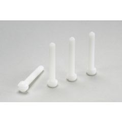 Cilinderschroef met zaaggleuf, M6X30, Nylon (5st)