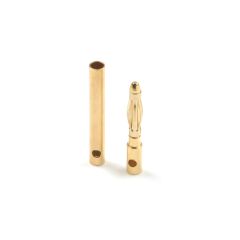 2.0mm goudstekker, Man. + Vrouw (4 paar)