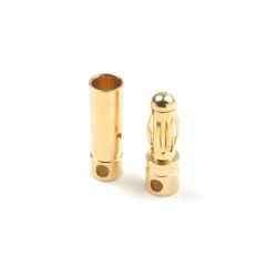 4.0mm goudstekker kort, Man. + Vrouw. (4 paar)