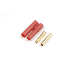 Goudstekker 4.0mm met plastic behuizing (4 stuks)