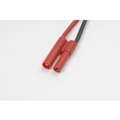 Goudstekker 4.0mm met plastic behuizing & silicone kabel 14awg, man