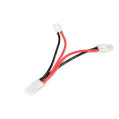 Y-kabel parallel Tamiya, silicone kabel 14AWG - 12CM