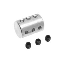 Aluminium adapter voor 3 stangen 2mm (1st)