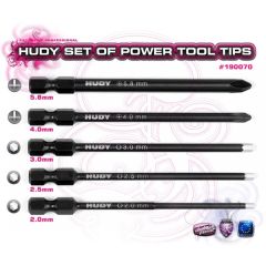 Hudy - Power tool tips 5 pcs