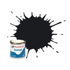 Humbrol Enamel NR.21 Black Gloss - 14ml