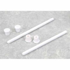 2 Wing hold down rods w/caps - Super Cub LP