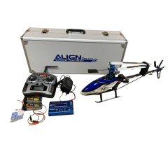 Tweedehands Align Trex 450 Serie helicopter incl zender ( DX6I) accu, lader