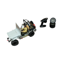 Tweedehands ROC HOBBY 1/6TH Military Scaler RTR - Met extra wielen (super mooi)