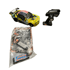 Tweedehands HPI E10 Michele Abbate Grrracing Touring Car + extra accu