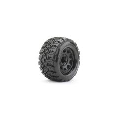 JetKo 1/10 MT King Cobra Extreme banden op 2.8'' zwarte velg - 14mm hex