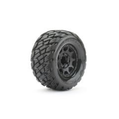 JetKo - Extreme Tyre Rockform op zwarte 2.8" velgen - 1/2 offset - 14mm hex 
