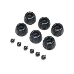 Losi - Rubber Lean Bar Wheels & Stops (6): PM-SM/MX (LOS-2288)