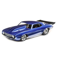 Losi 1/10 '69 Camaro 22S 2WD No Prep Drag Car Brushless RTR - Blauw