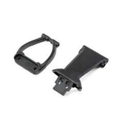 Front Bumper, Skid Plate and Support: Rock Rey (LOS231021)