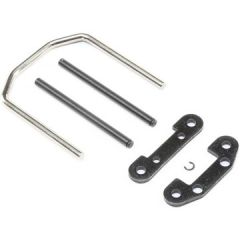 Losi - Front Hinge Pin and Brace Set: Super Baja Rey (LOS254048)